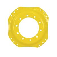 10 Hole Front Wheel Assist - 28/30 Waffle Center Disc - JD Yellow