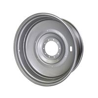 16x42 10 Hole Dual Wheel (with weight holes) - Silver Mist