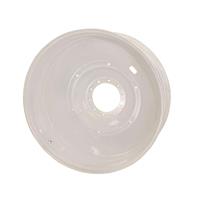 16x46 10 Hole Dual Wheel (with weight holes) - Ford White