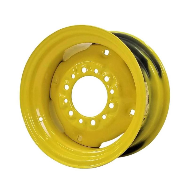 7x14 6 Hole JD Compact Tractor Wheel - JD Yellow