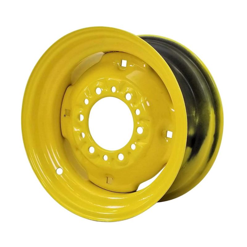 7x15 6H JD Compact Tractor Wheel-JD Yellow