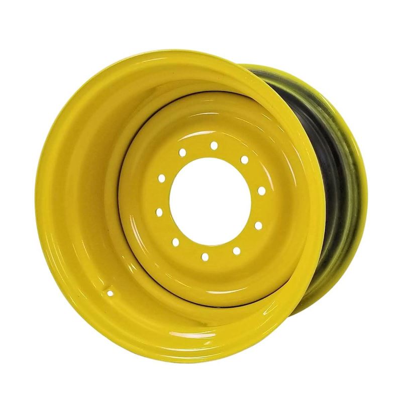 16x26 10 Hole Grain Cart Wheel - JD Yellow