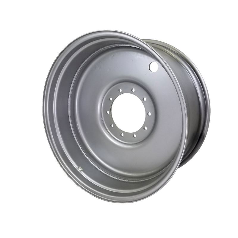18x38 10 Hole Sprayer Wheel - Silver Mist