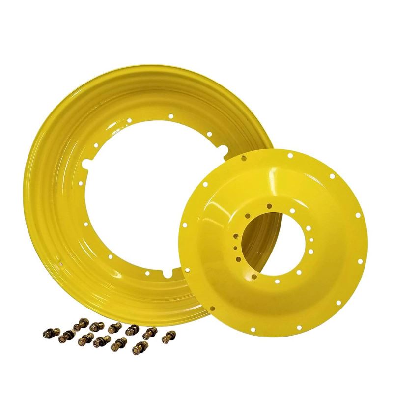 13x46 10 Hole Dual Wheel Assembly - JD Yellow