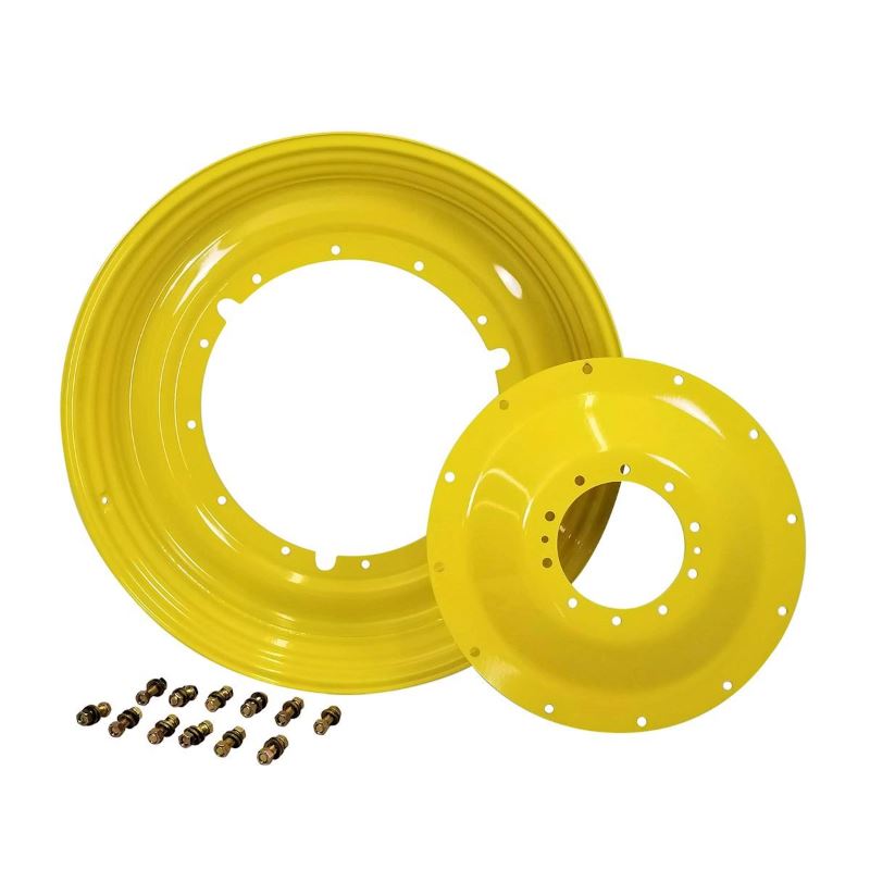 12x50 10 Hole Dual Wheel Assembly - JD Yellow
