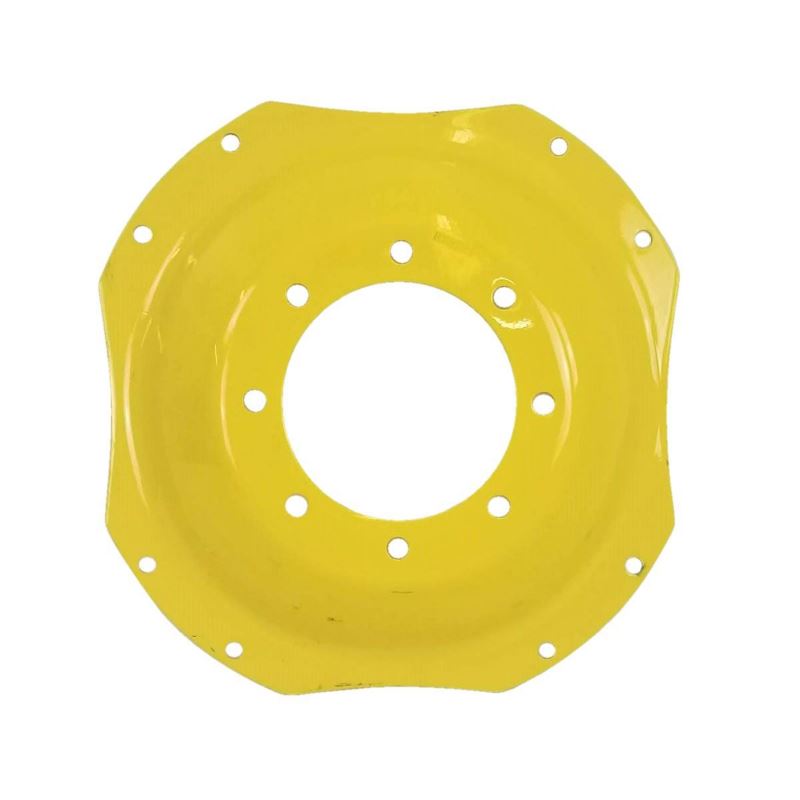 8 Hole Front Wheel Assist - 28/30 Waffle Center Disc - JD Yellow