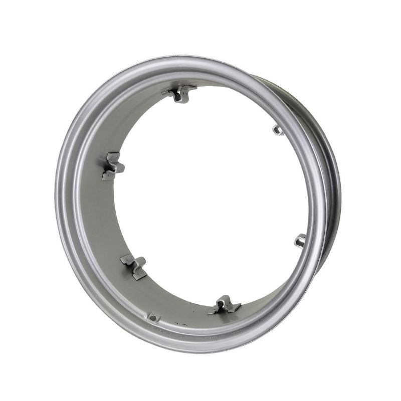 10x28 6 Clamp Rim - Silver Mist