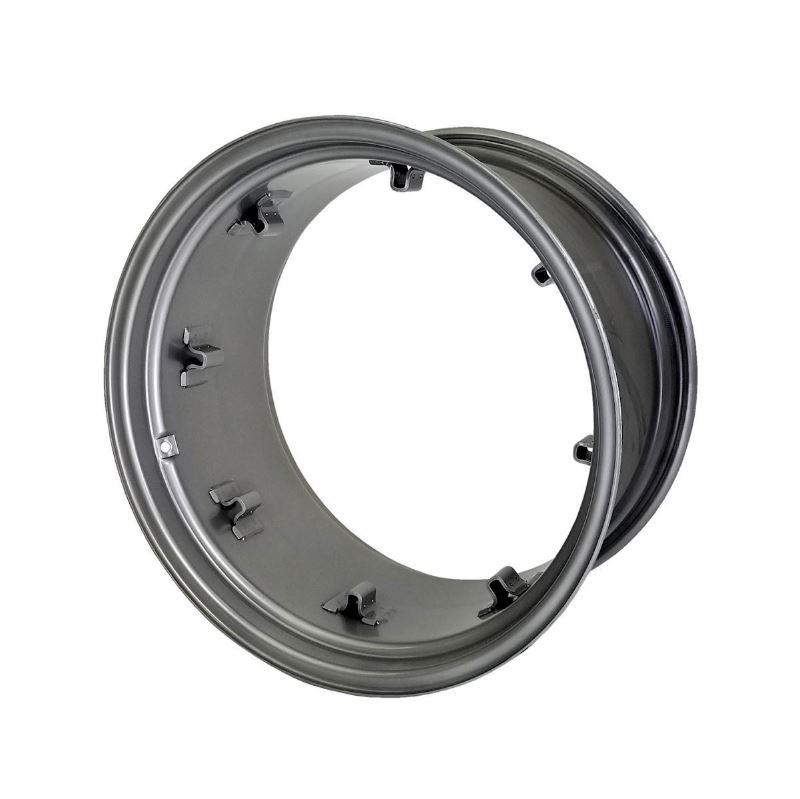 15x28 8 Clamp Rim - Silver Mist