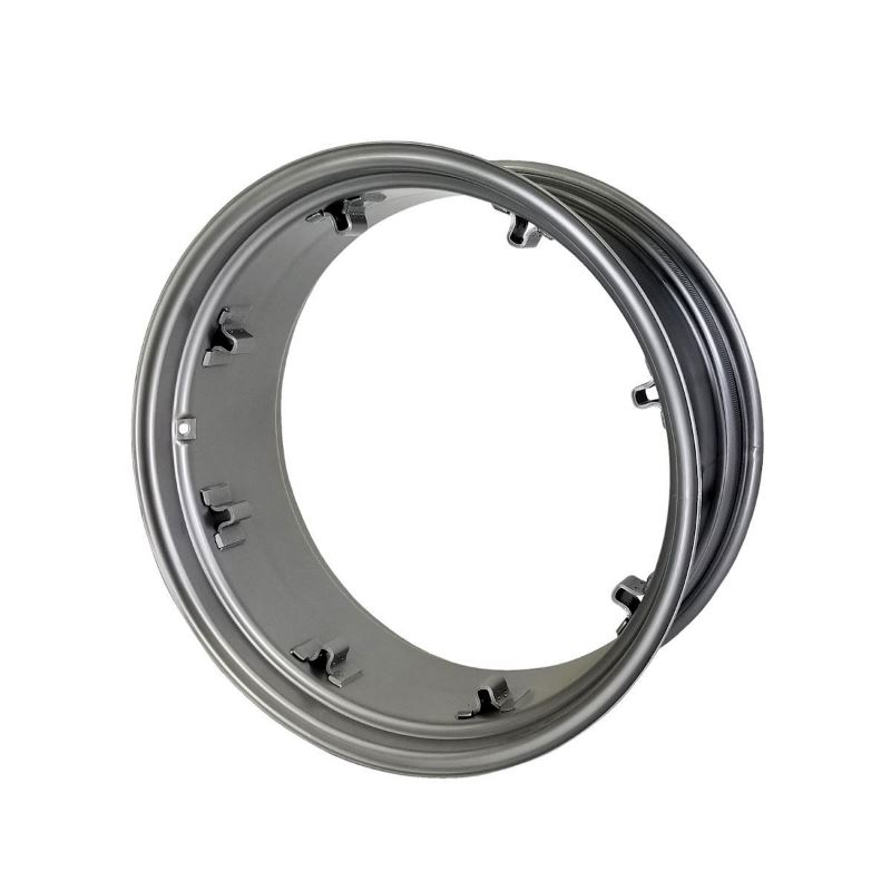 13x30 8 Clamp Rim - Silver Mist