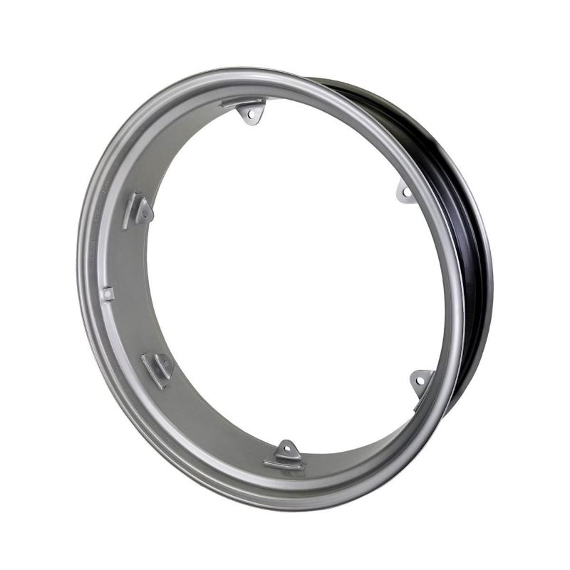 9x36 6 Clamp Rim - Silver Mist