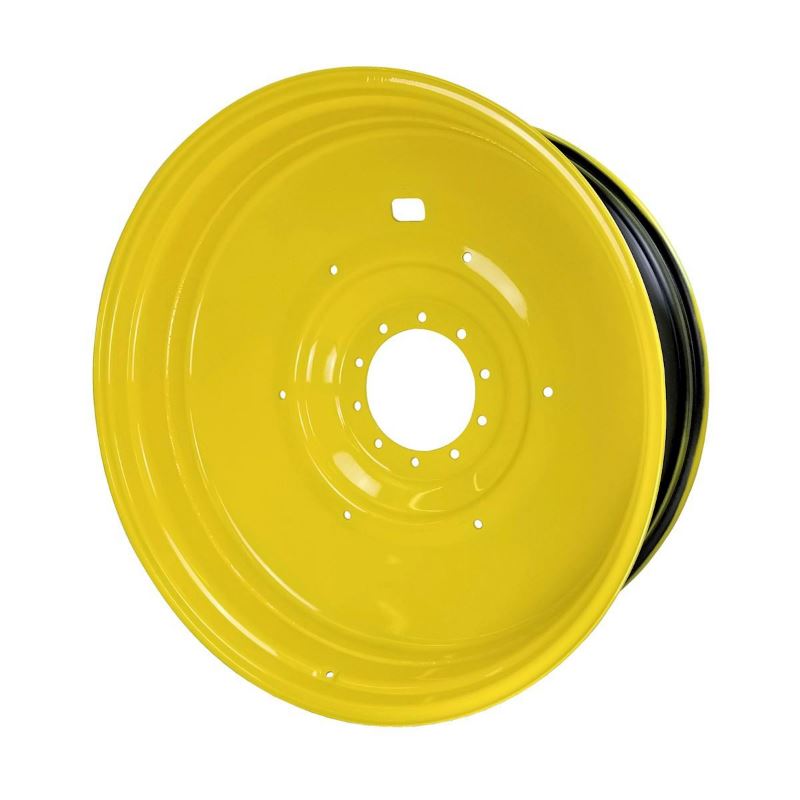 16x46 10 Hole Dual Wheel (with weight holes) - JD Yellow