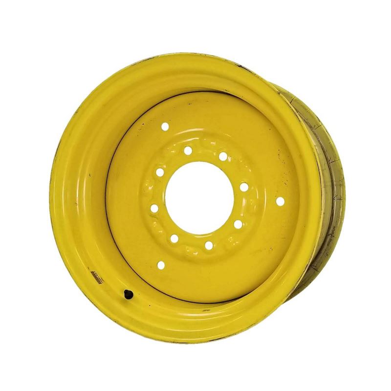 11x 20 8 Hole Ag John Deere Compact Tractor Rear Wheel  - JD Yellow